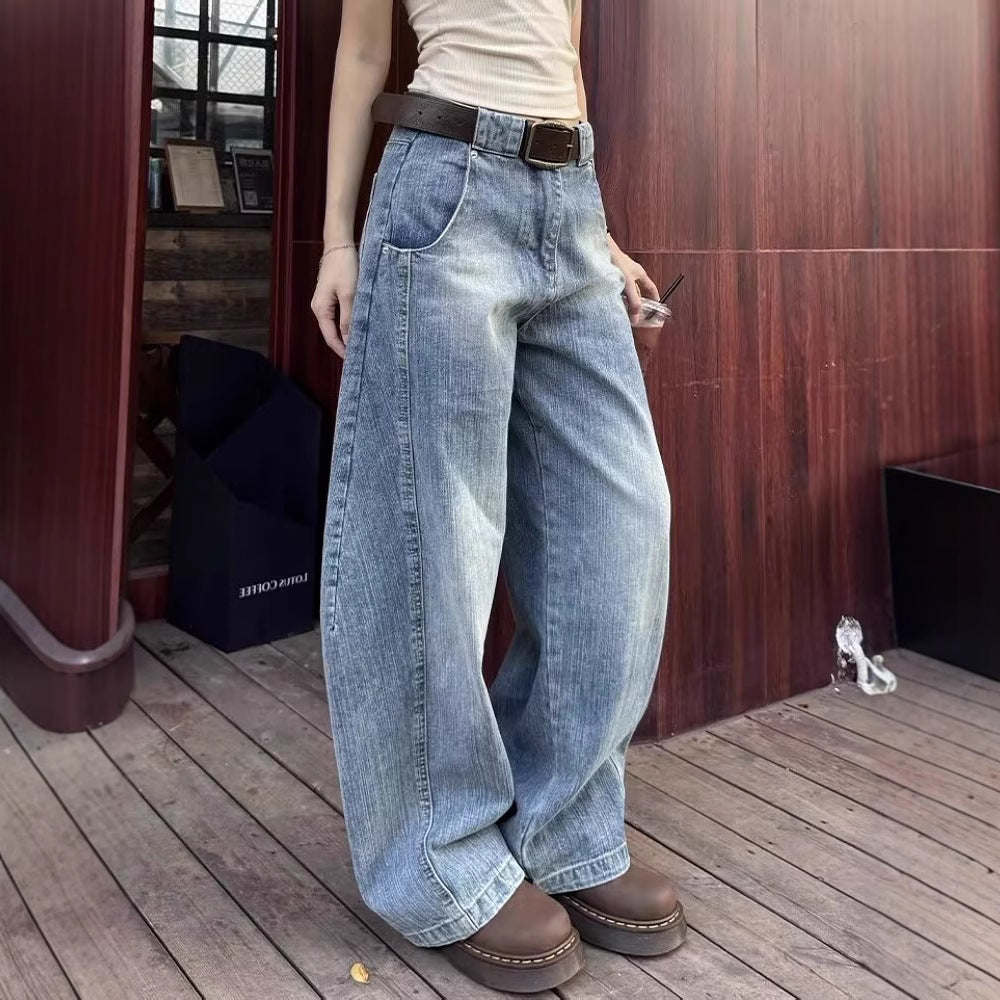 American Retro Loose Straight Leg Jeans