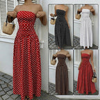 Solid Color Sleeveless High-Waist Dress 