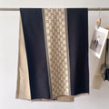 Tie-Dye Contrast Color Faux Cashmere Scarf Shawl