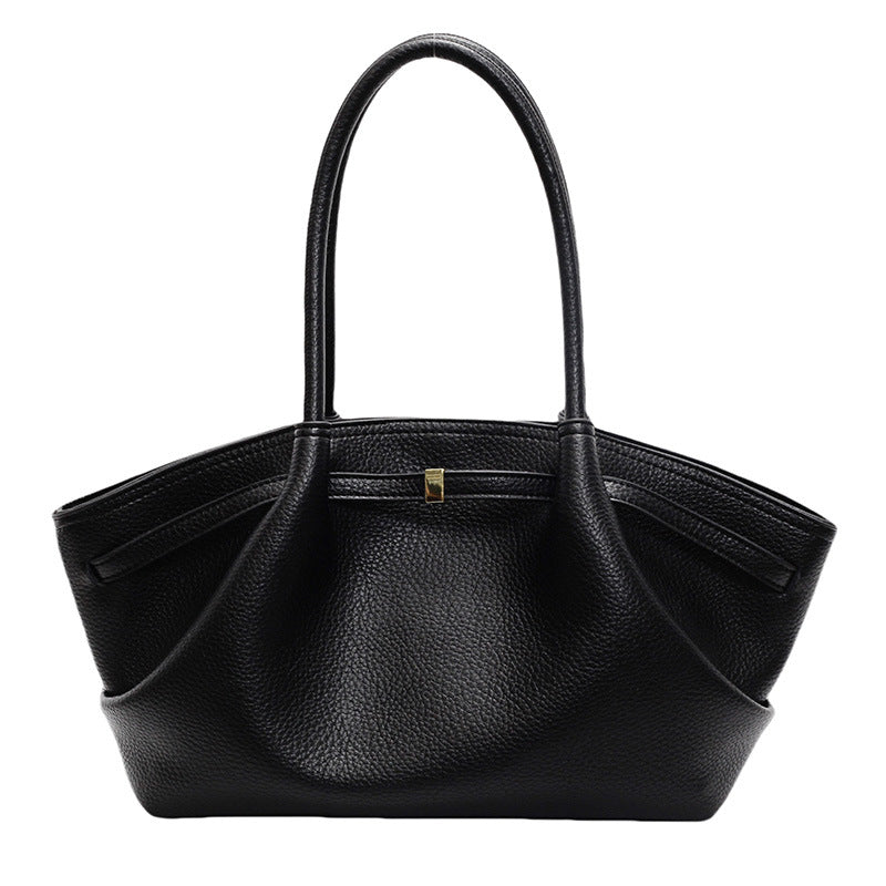 Large Capacity PU Leather Shoulder Underarm Bag