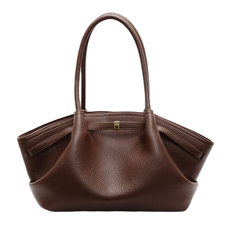 Large Capacity PU Leather Shoulder Underarm Bag