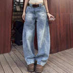 American Retro Loose Straight Leg Jeans