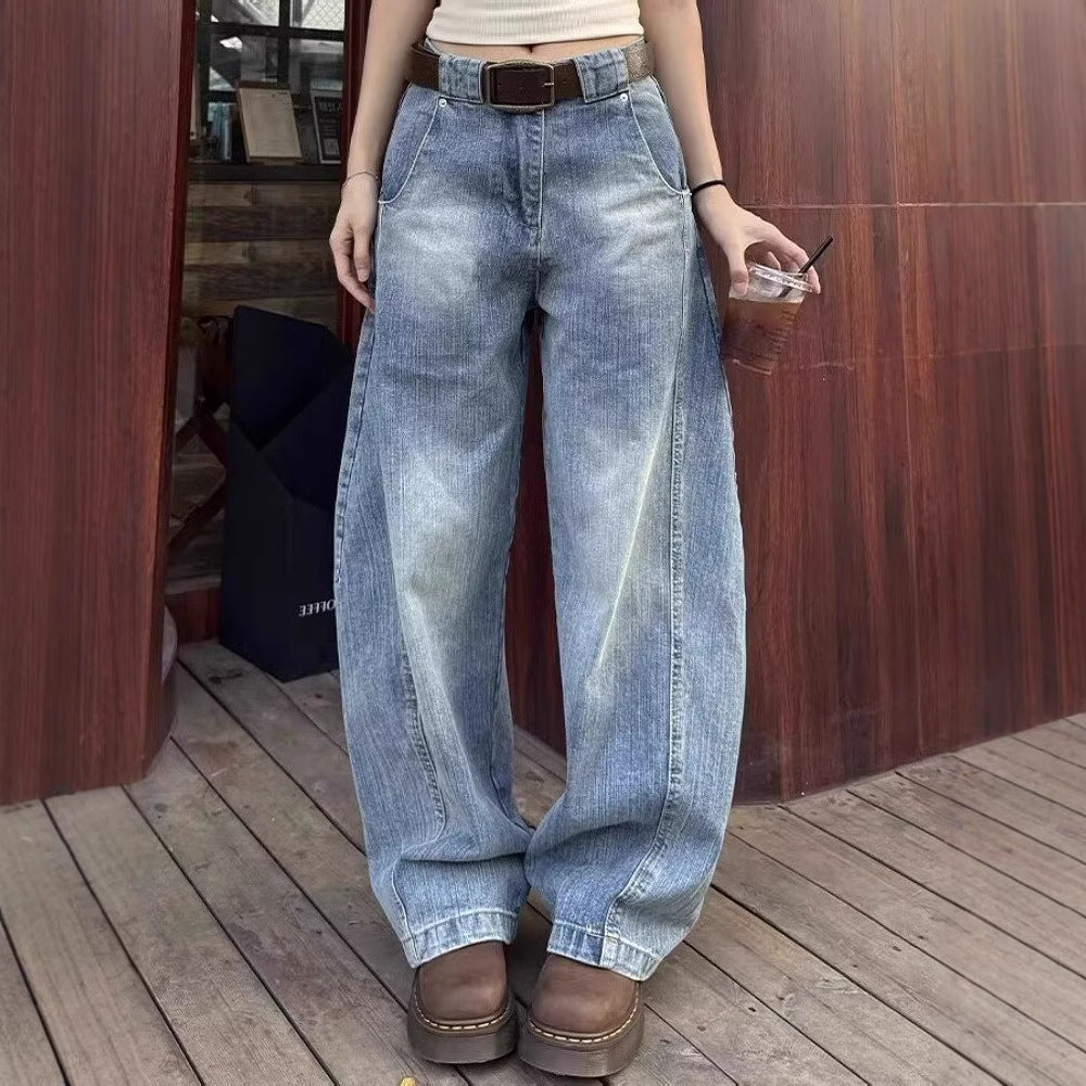 American Retro Loose Straight Leg Jeans